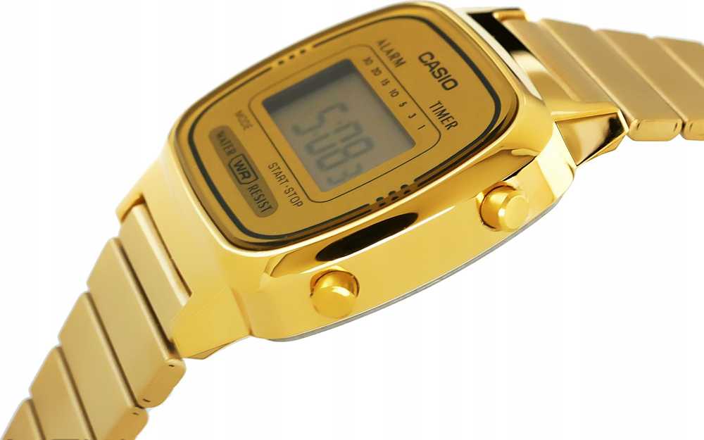 Moteriškas laikrodis CASIO LA-670WG-9 (zd597d) + BOX