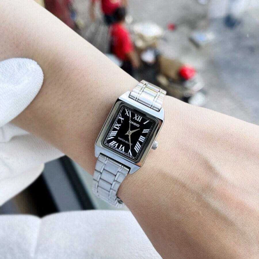 CASIO LTP-V007D-1B moteriškas laikrodis + dėžutė (zd639a)