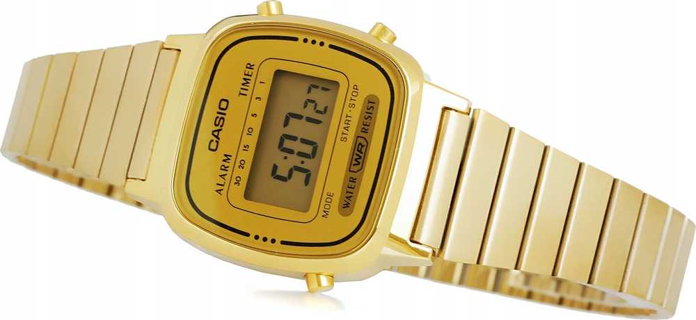 Moteriškas laikrodis CASIO LA-670WG-9 (zd597d) + BOX