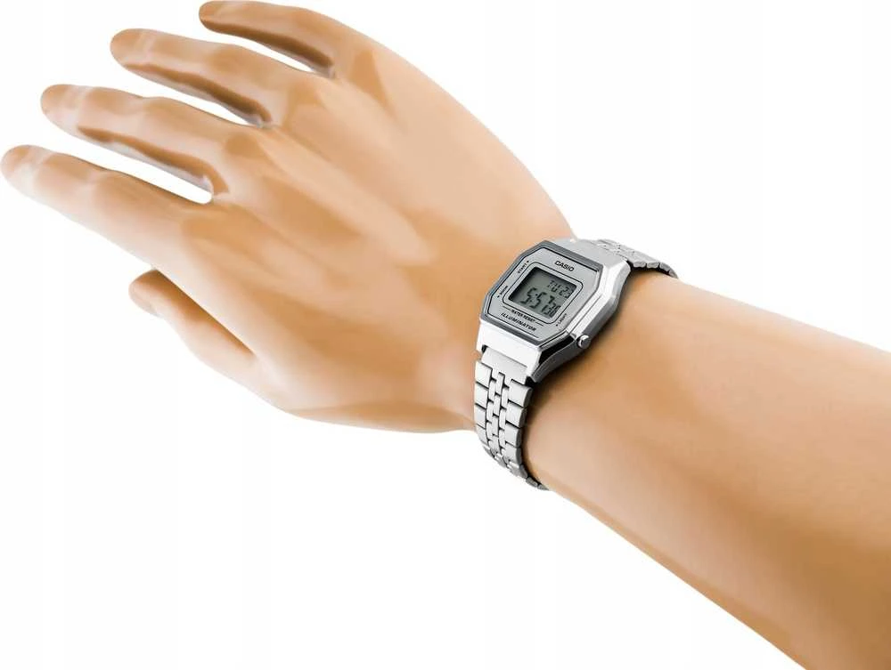 Laikrodis moterims CASIO LA-680WA-7 (zd631b) + BOX