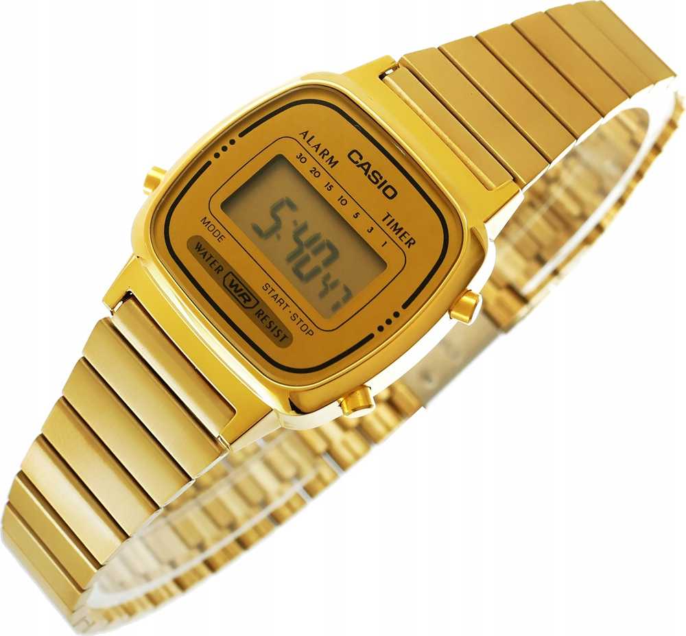 Moteriškas laikrodis CASIO LA-670WG-9 (zd597d) + BOX