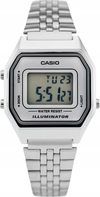Laikrodis moterims CASIO LA-680WA-7 (zd631b) + BOX