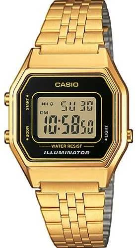 Casio LA680WEGA-1ER rankinis laikrodis Elektroninis Lizdinė Auksas
