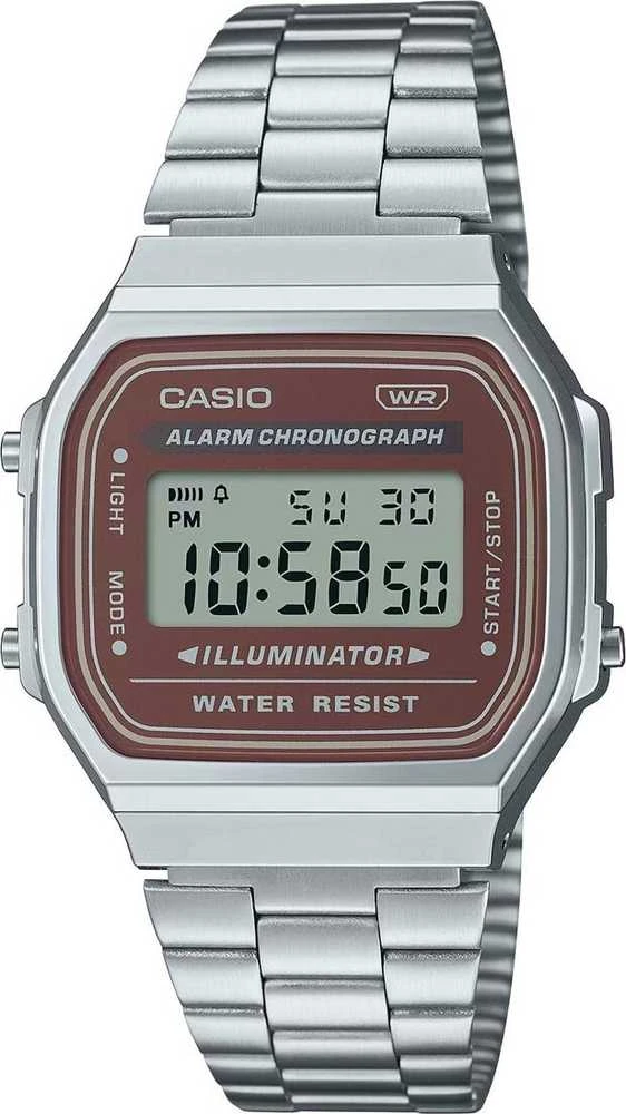 UNISEX CASIO A168WA-5A VINTAGE LAIKRODIS + DĖŽUTĖ