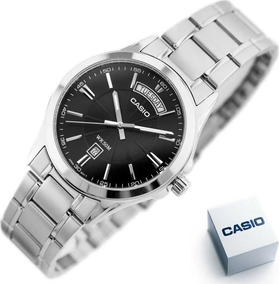 Vyriškas laikrodis CASIO MTP-1381D-3AV (zd076d) + BOX