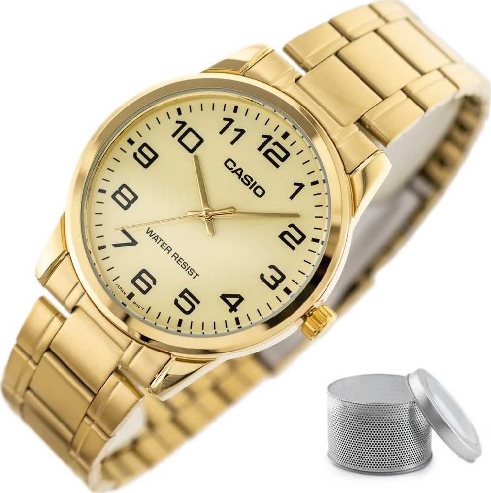 Laikrodis vyrams CASIO MTP-V001G-9B + dėžutė