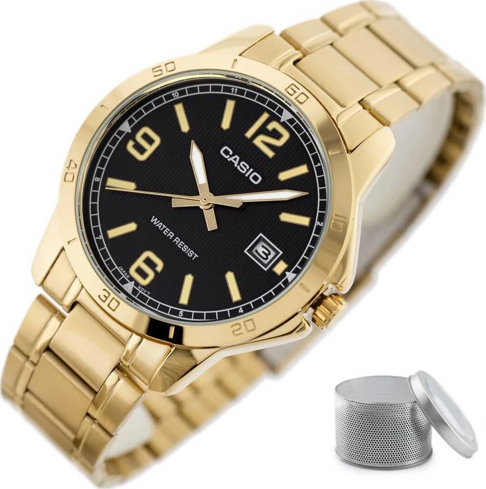 Laikrodis vyrams CASIO MTP-V004G-1B + dėžutė