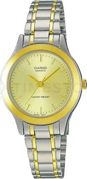 CASIO LTP-1128G 9A MOTERIS LAIKRODIS (zd554a) + DĖŽĖ