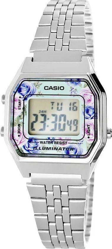 CASIO LA680WA-2C MOTERIS LAIKRODIS (zd631i) + DĖŽĖ