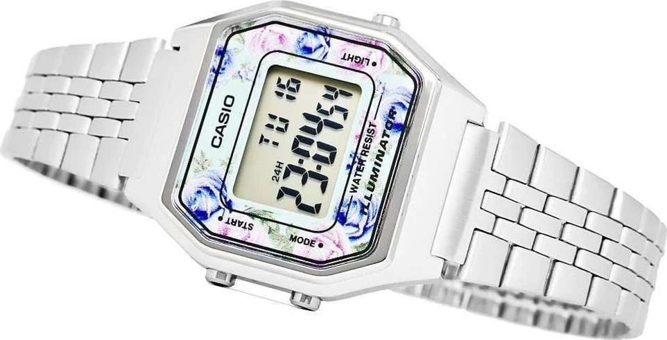 CASIO LA680WA-2C MOTERIS LAIKRODIS (zd631i) + DĖŽĖ