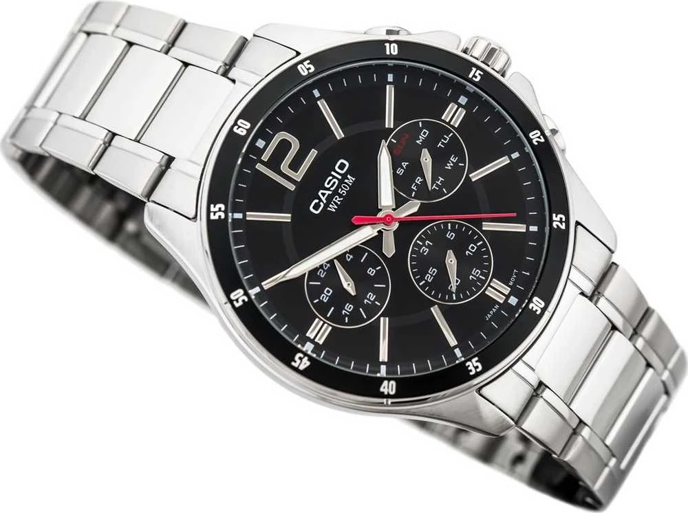 Laikrodis CASIO MEN'S WATCH MTP-1374D-1AV (zd063b) + BOX