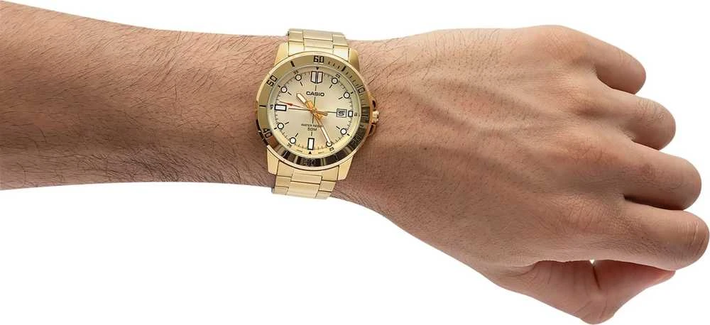 Laikrodis CASIO MEN'S WATCH MTP-VD01G-9E (zd185d) + BOX