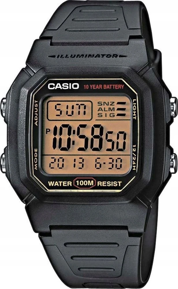 Casio W-800HG-9AVDF vyriškas laikrodis
