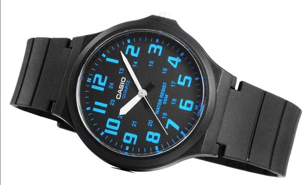 Laikrodis Casio Kolekcija Vintage CASIO COLLECTION SIMPLE - Mėlynas MW-240-2BVDF