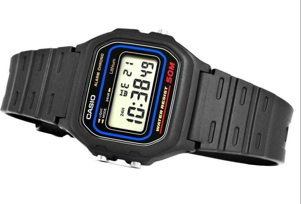 UNISEX CASIO W-59-1VQ LAIKRODIS - VINTAGE CLASSIC