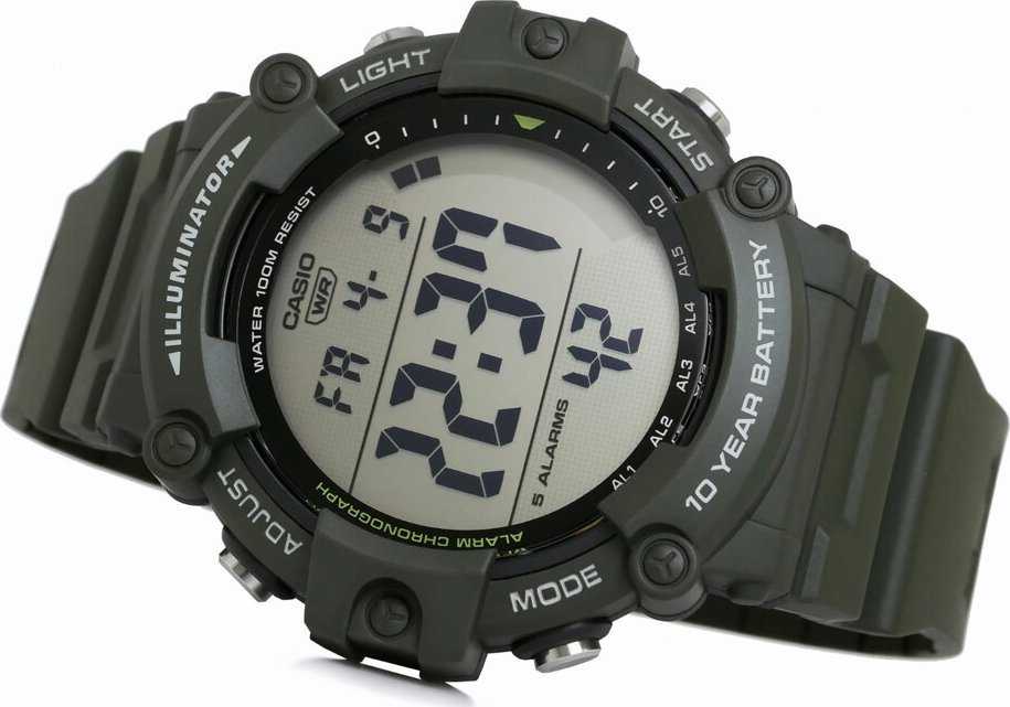 Laikrodis vyrams CASIO SPORT ILLUMINATOR AE-1500WHX-3A + dėžutė