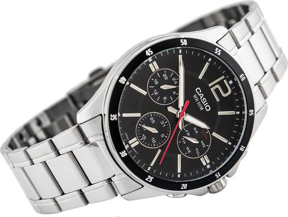 Laikrodis CASIO MEN'S WATCH MTP-1374D-1AV (zd063b) + BOX