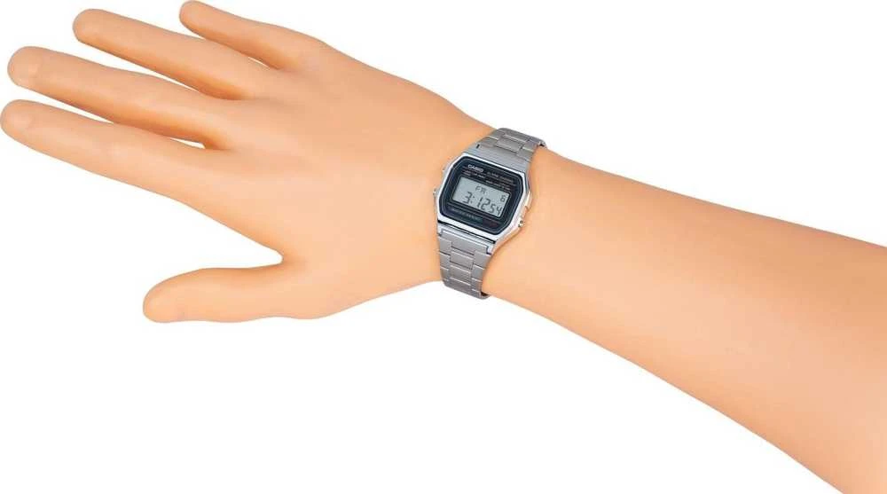 Laikrodis vyrams CASIO A158WA-1A (zd093a) - KLASYKA