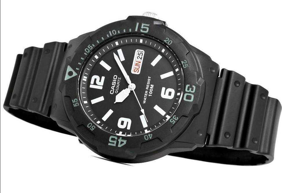 Casio MRW-200H-1B2VEF rankinis laikrodis Kvartcas Laikrodis su apyranke Kištukinis Juoda