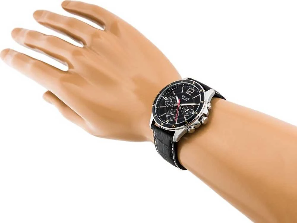 Laikrodis vyrams CASIO MTP-1374L 1AV (zd064b) + dėžutė