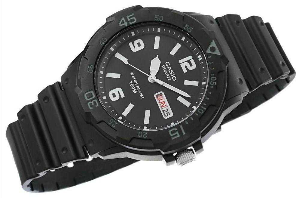 Casio MRW-200H-1B2VEF rankinis laikrodis Kvartcas Laikrodis su apyranke Kištukinis Juoda
