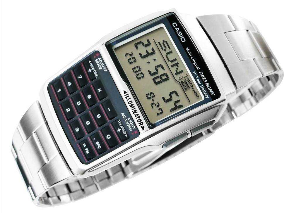 Laikrodis CASIO VINTAGE DATABANK MALE WATCH DBC-32D-1ADF (zd162b) + BOX