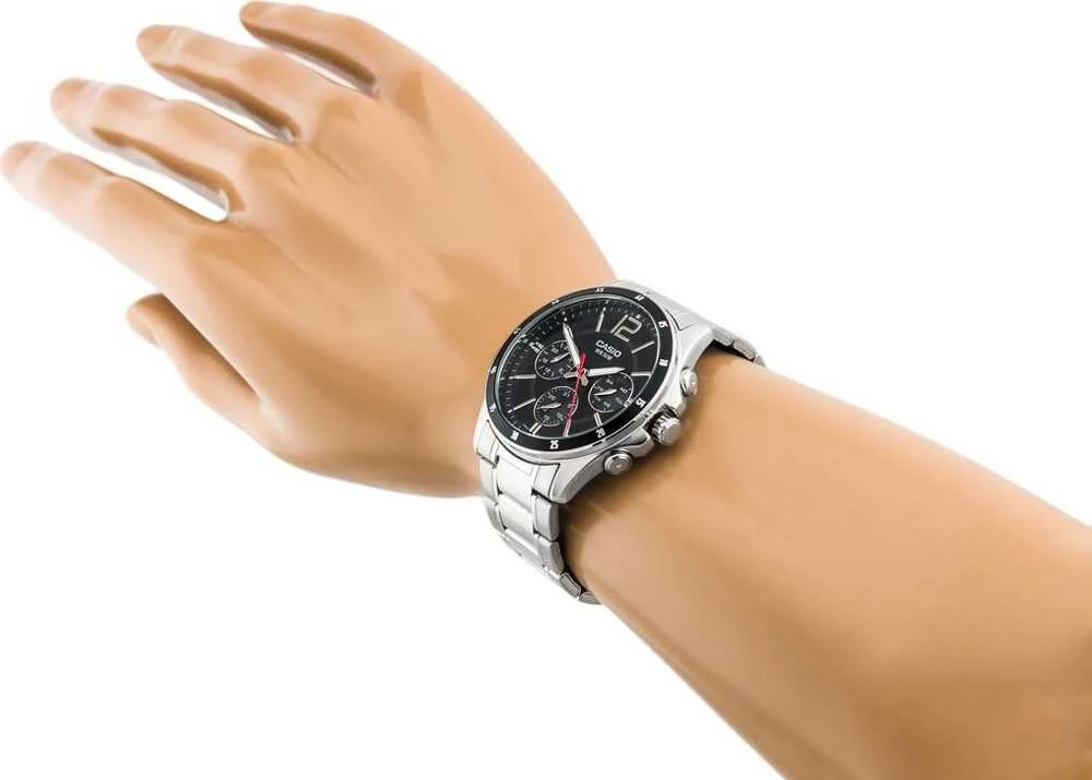 Laikrodis CASIO MEN'S WATCH MTP-1374D-1AV (zd063b) + BOX