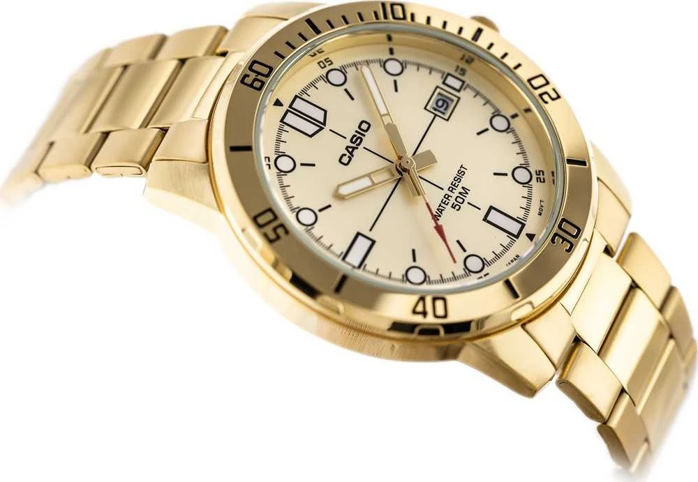 Laikrodis CASIO MEN'S WATCH MTP-VD01G-9E (zd185d) + BOX