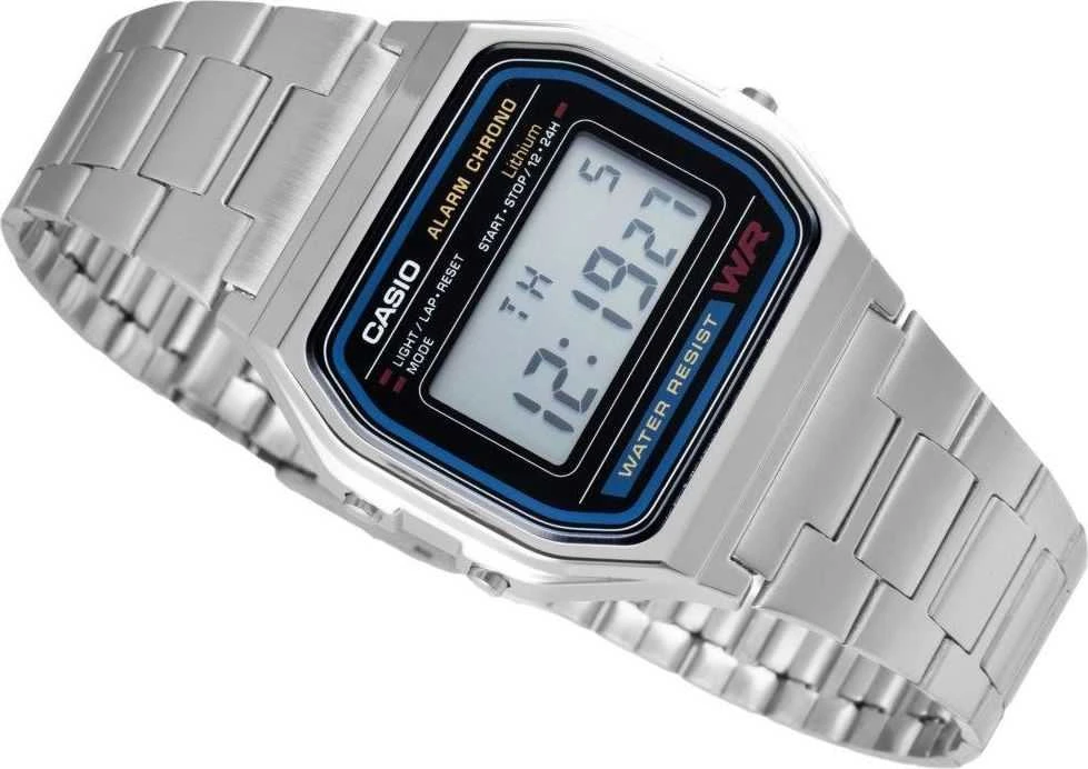 Laikrodis vyrams CASIO A158WA-1A (zd093a) - KLASYKA