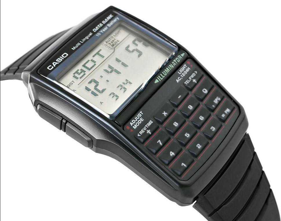 Laikrodis vyrams CASIO VINTAGE DATABANK DBC-32-1A (zd162a)