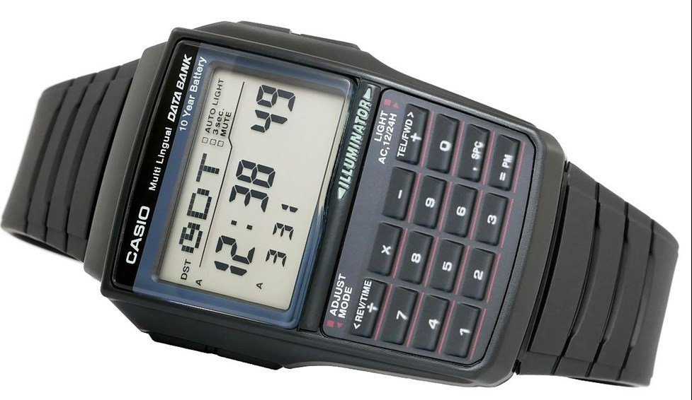 Laikrodis vyrams CASIO VINTAGE DATABANK DBC-32-1A (zd162a)