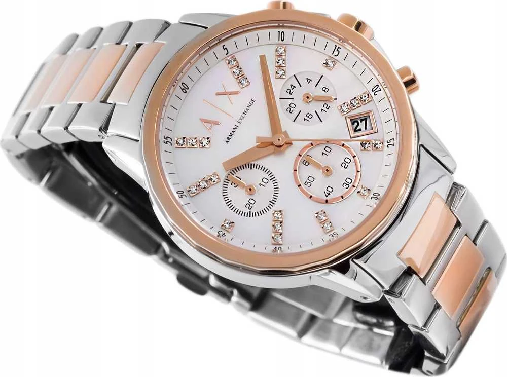 Laikrodis Damski ARMANI EXCHANGE Banks Chronograph AX4331 + BOX