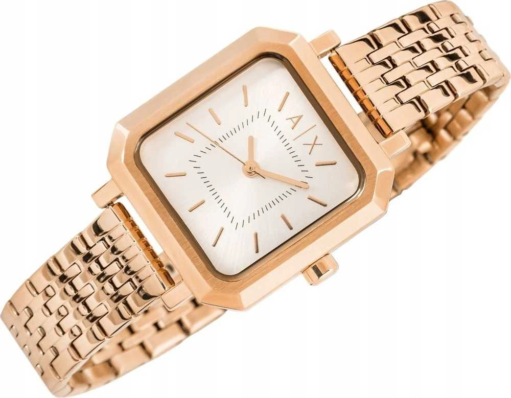 Moteriškas laikrodis + Apyrankė ARMANI EXCHANGE AX7164SET + Dėžutė