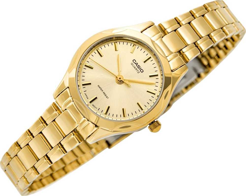 CASIO LTP-1275G-9A moteriškas laikrodis (zd580c) + dėžutė