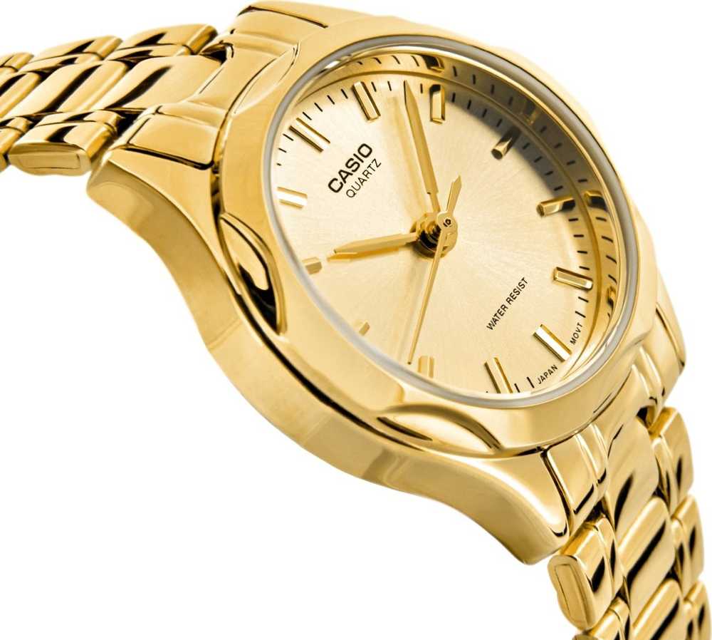 CASIO LTP-1275G-9A moteriškas laikrodis (zd580c) + dėžutė