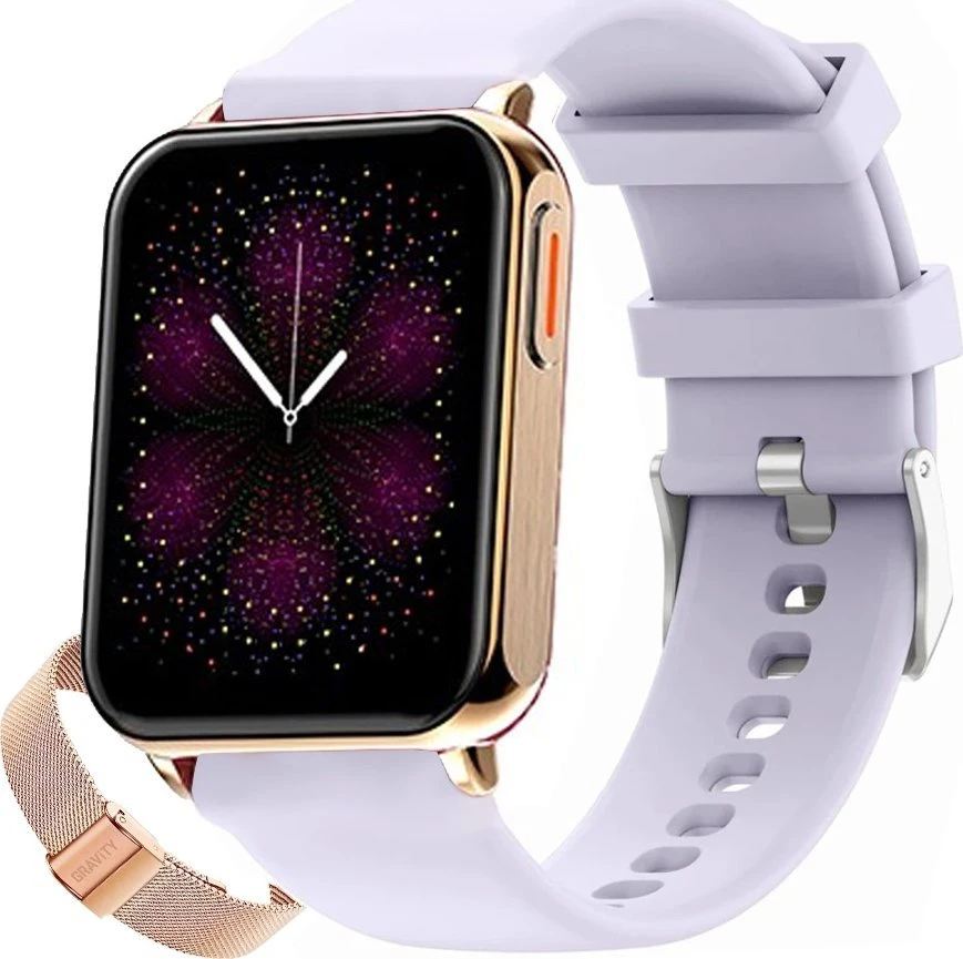 Išmanusis laikrodis UNISEX GRAVITY GT17-3 - AMOLED, DODATKOWY PASEK (sg038c)