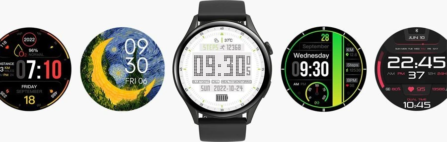 Išmanusis laikrodis DAMSKI GRAVITY GT11-2 - AMOLED, DODATKOWY PASEK (sg044b)