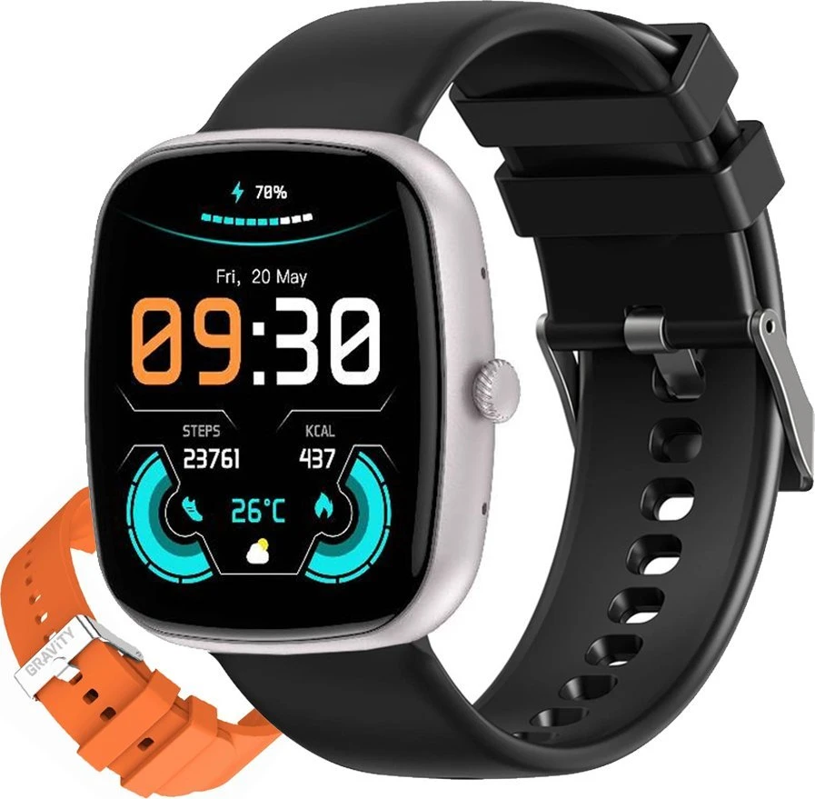 Išmanusis laikrodis UNISEX GRAVITY GT18-4 - BLUETOOTH CONNECTIONS, ADDITIONAL PASSAGE (sg036d)