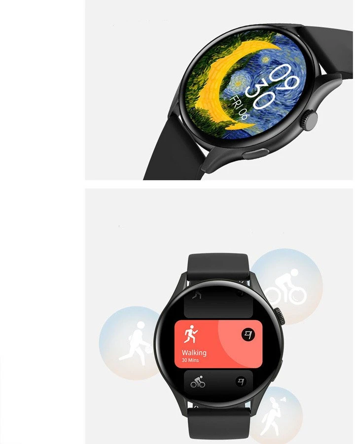 Išmanusis laikrodis DAMSKI GRAVITY GT11-8 - AMOLED, DODATKOWY PASEK (sg044h)