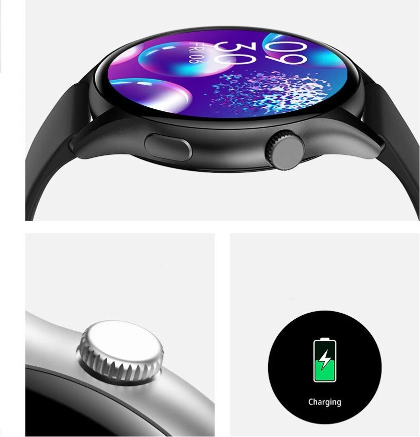 Išmanusis laikrodis DAMSKI GRAVITY GT11-2 - AMOLED, DODATKOWY PASEK (sg044b)