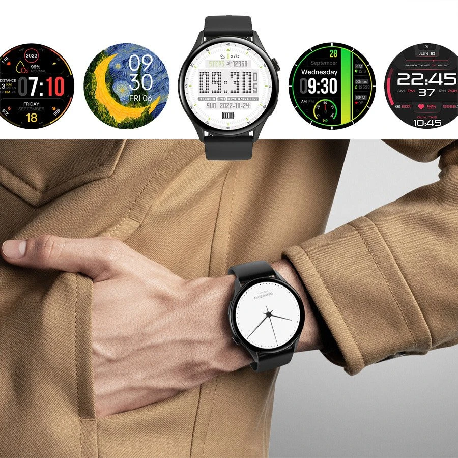 Išmanusis laikrodis DAMSKI GRAVITY GT11-6 - AMOLED, DODATKOWY PASEK (sg044f)