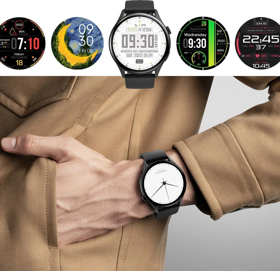 Išmanusis laikrodis DAMSKI GRAVITY GT11-1 - AMOLED, DODATKOWY PASEK (sg044a)