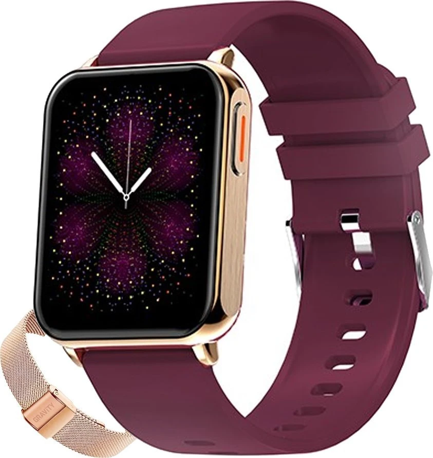 Išmanusis laikrodis UNISEX GRAVITY GT17-6 - AMOLED, DODATKOWY PASEK (sg038f)