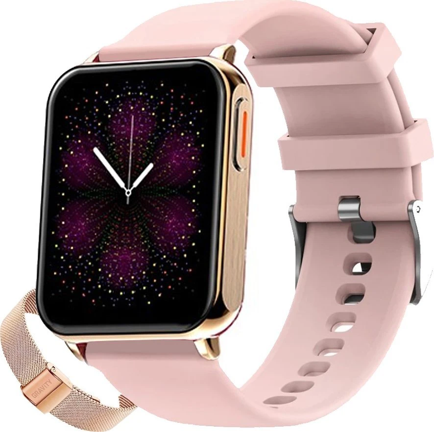 Išmanusis laikrodis UNISEX GRAVITY GT17-1 - AMOLED, DODATKOWY PASEK (sg038a)