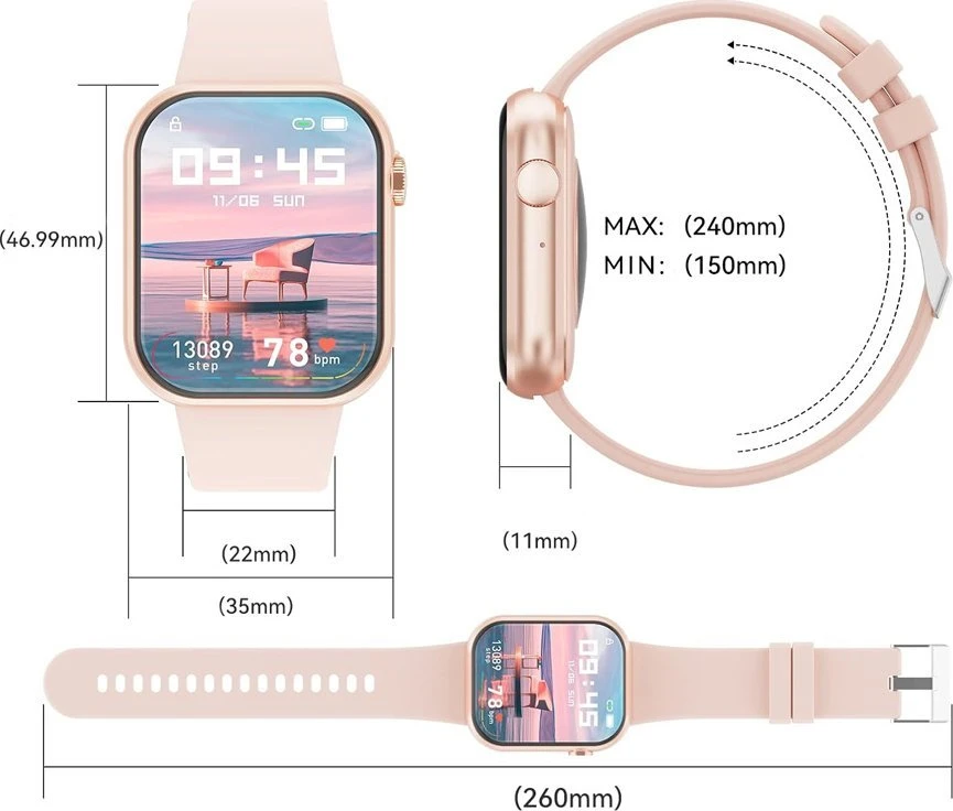 Išmanusis laikrodis UNISEX GRAVITY GT18-7 - BLUETOOTH CONNECTIONS, ADDITIONAL PASSAGE (sg036g)