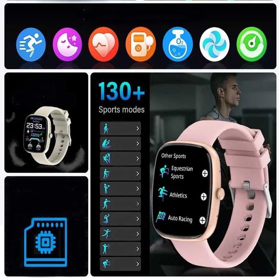Išmanusis laikrodis UNISEX GRAVITY GT18-8 - BLUETOOTH CONNECTIONS, ADDITIONAL PASSAGE (sg036h)