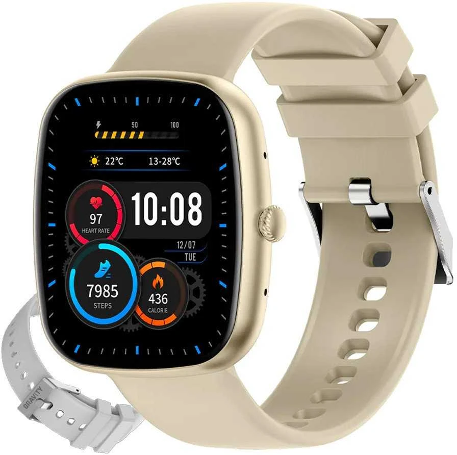 Išmanusis laikrodis UNISEX GRAVITY GT18-8 - BLUETOOTH CONNECTIONS, ADDITIONAL PASSAGE (sg036h)