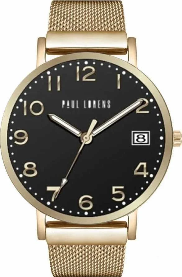 PAUL LORENS MOTERIŠKAS LAIKRODIS - PL20000B-1D1 (zg572c) + DĖŽUTĖ