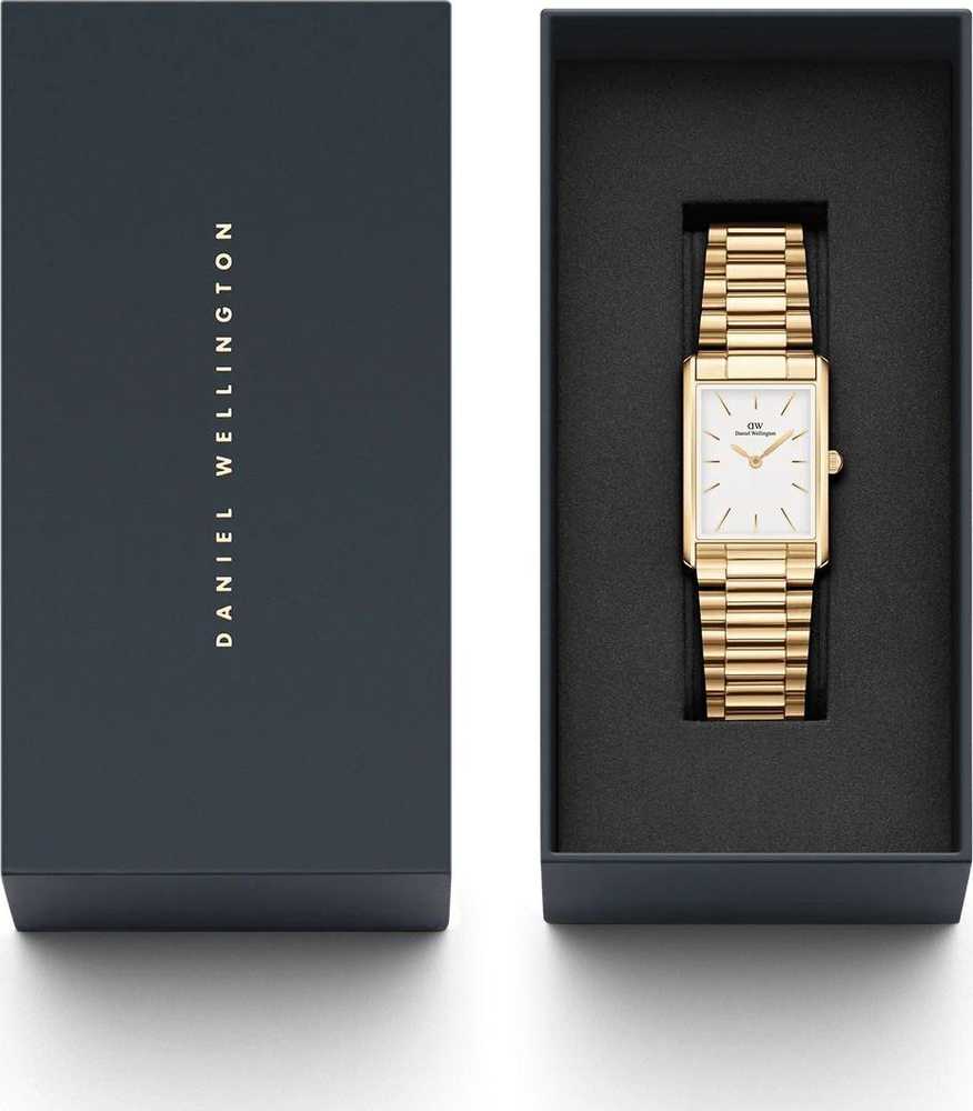 Moteriškas laikrodis DANIEL WELLINGTON 24mm Bound 3-Link DW00100703 + BOX