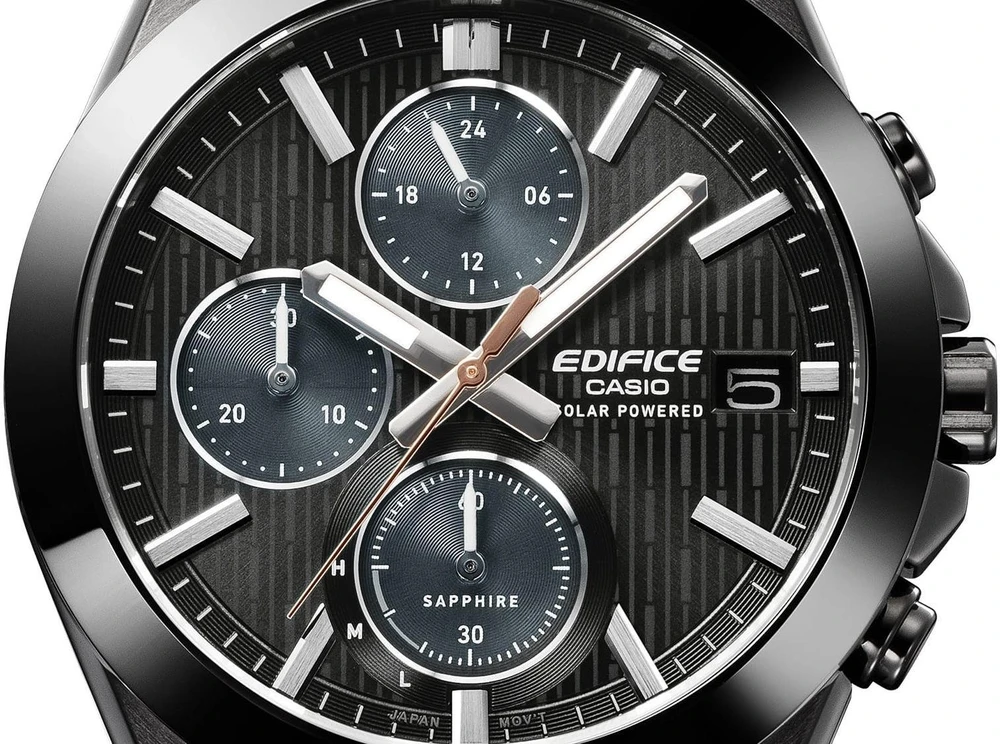 Laikrodis Casio „Edifice“ saulės energija maitinamas chronografas EFS-S650DC-1AEF